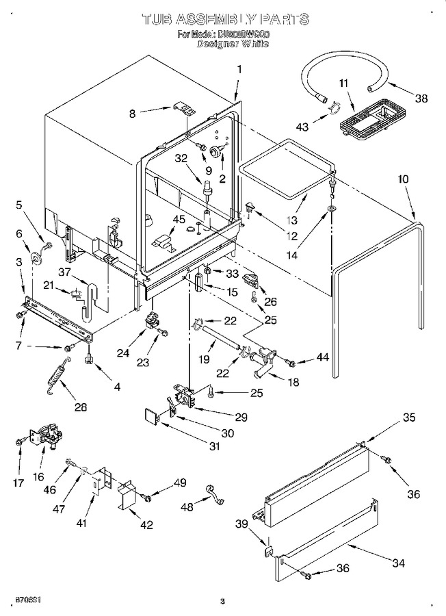 Diagram for DU800DWGQ0
