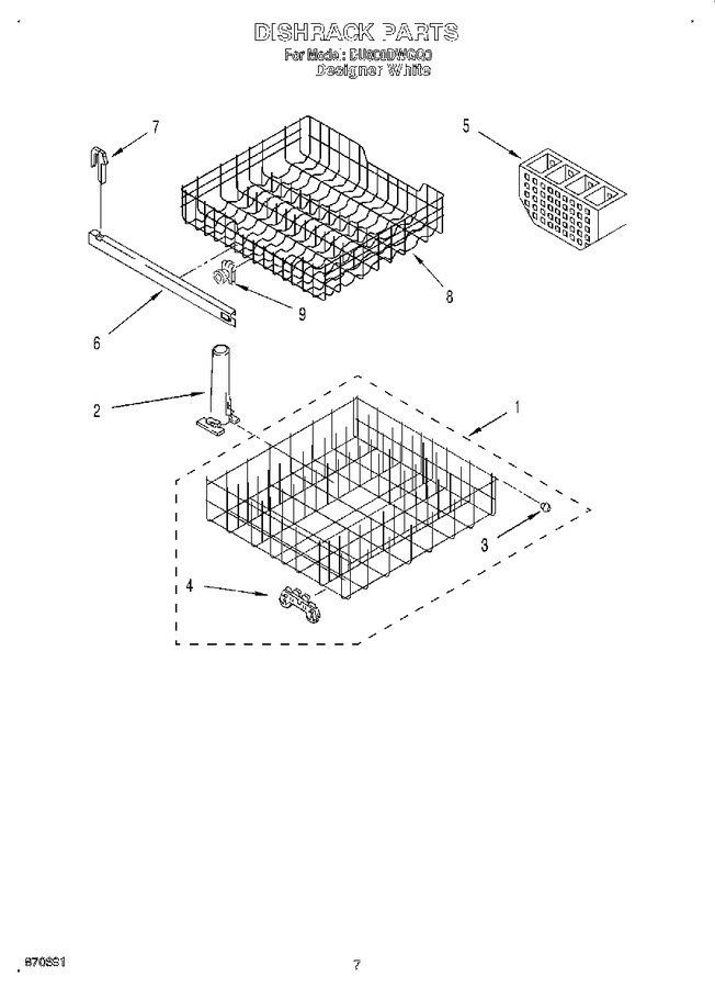 Diagram for DU800DWGQ0