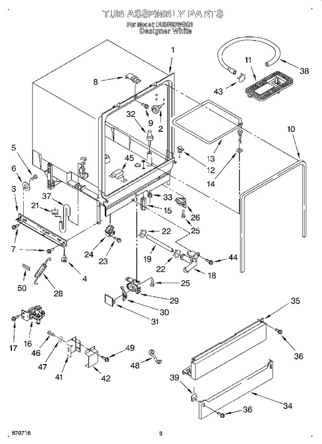 Diagram for DU800DWGQ1
