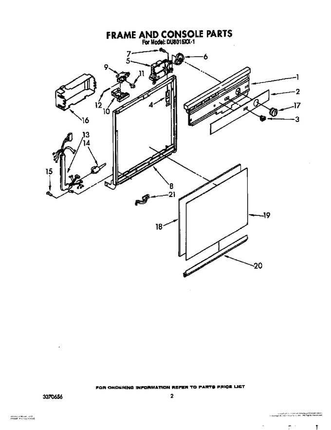 Diagram for DU8016XX1