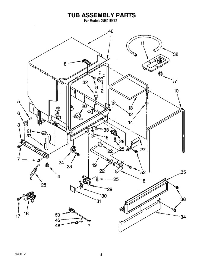 Diagram for DU8016XX5