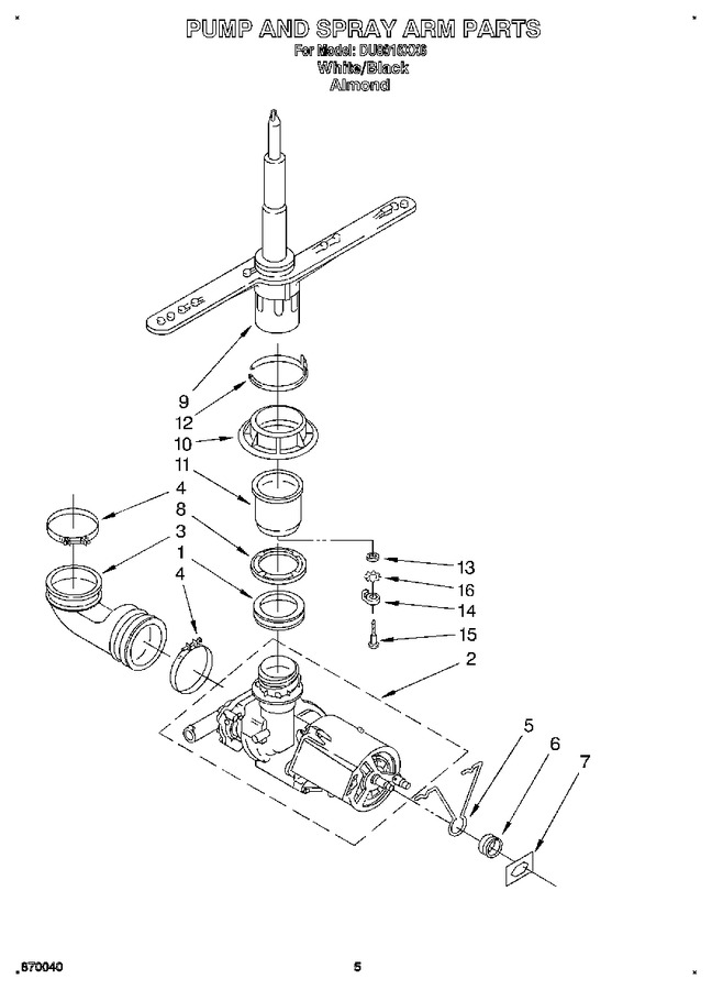 Diagram for DU8016XX6