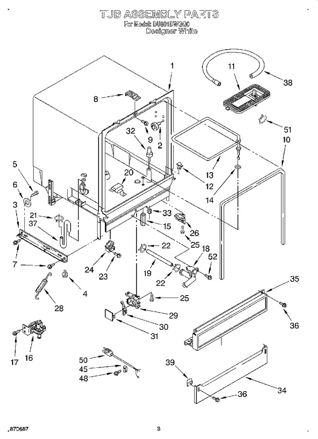 Diagram for DU801DWGQ0