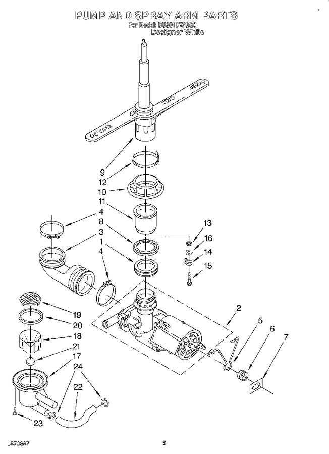 Diagram for DU801DWGQ0