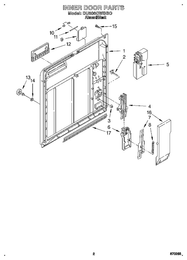 Diagram for DU806CWDB0