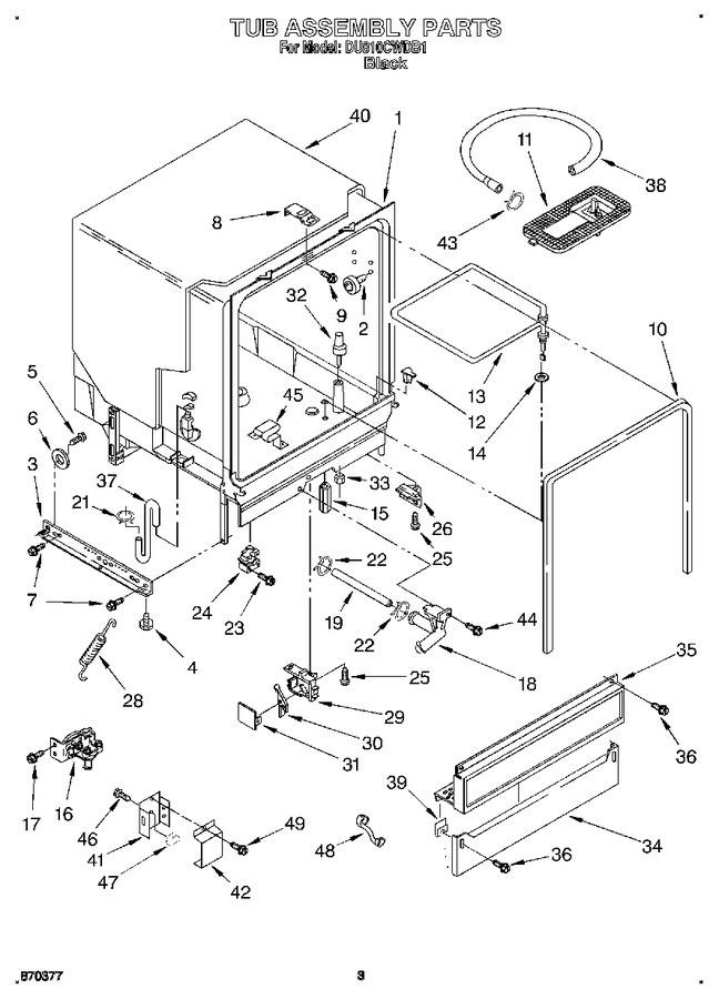 Diagram for DU810CWDB1