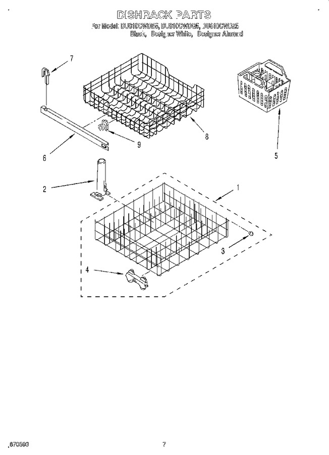 Diagram for DU810CWDB5