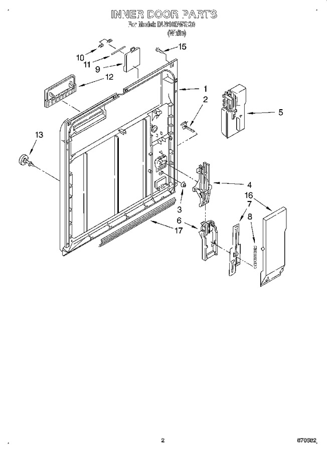Diagram for DU810DWGQ0