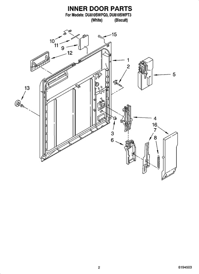Diagram for DU810SWPQ3