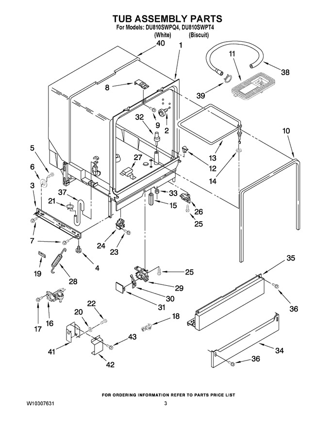 Diagram for DU810SWPT4