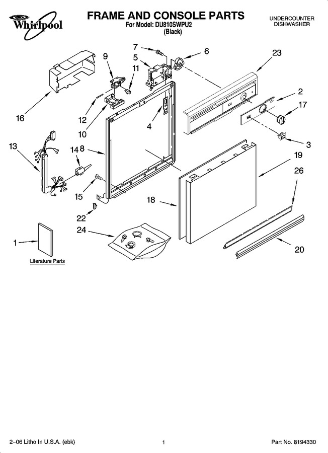 Diagram for DU810SWPU2