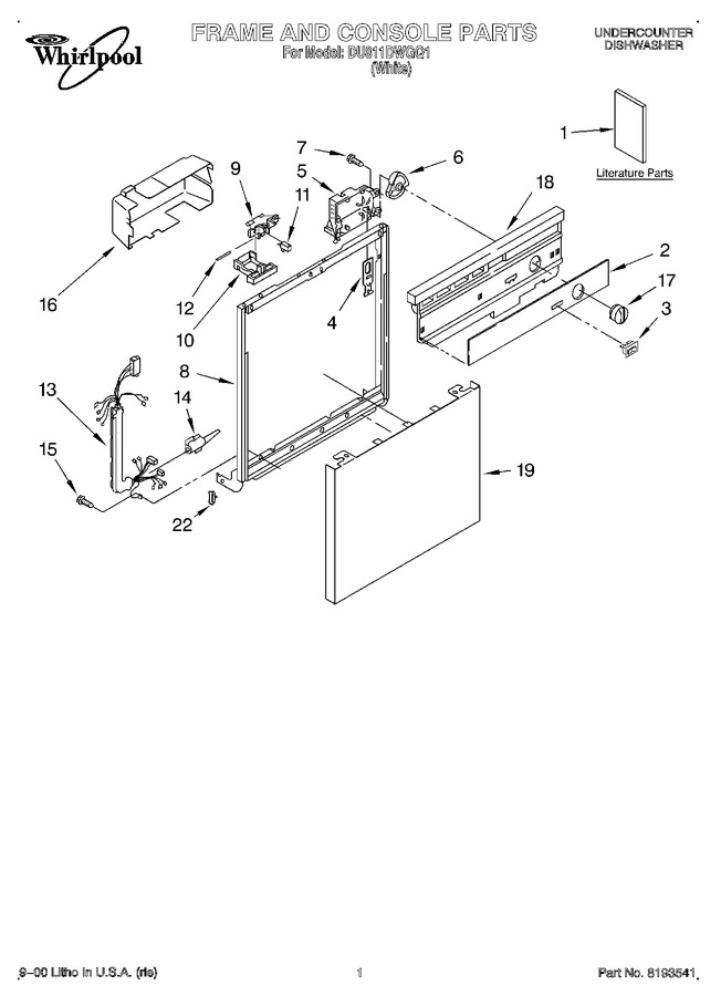Diagram for DU811DWGQ1