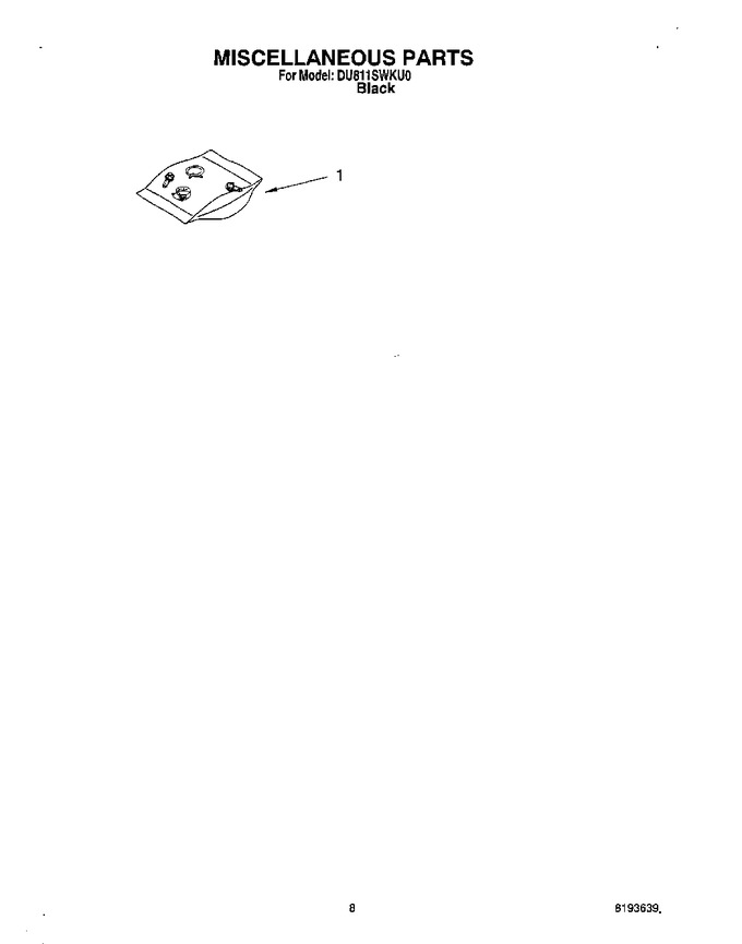 Diagram for DU811SWKU0