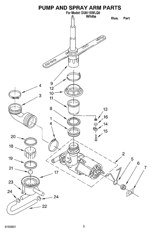 Diagram for DU811SWLQ0