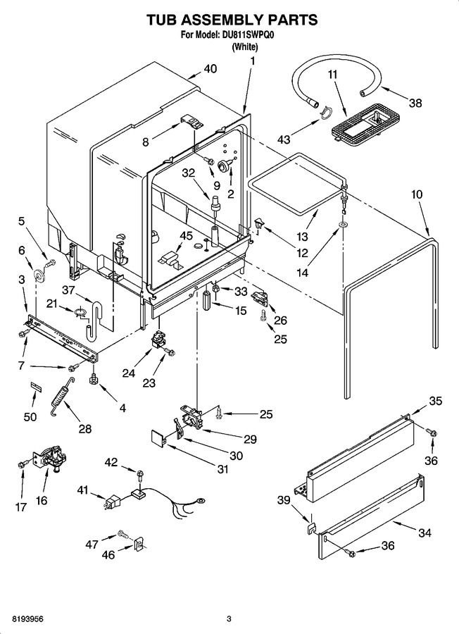Diagram for DU811SWPQ0