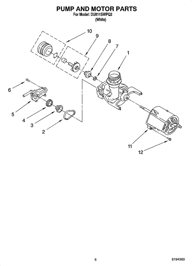 Diagram for DU811SWPQ2