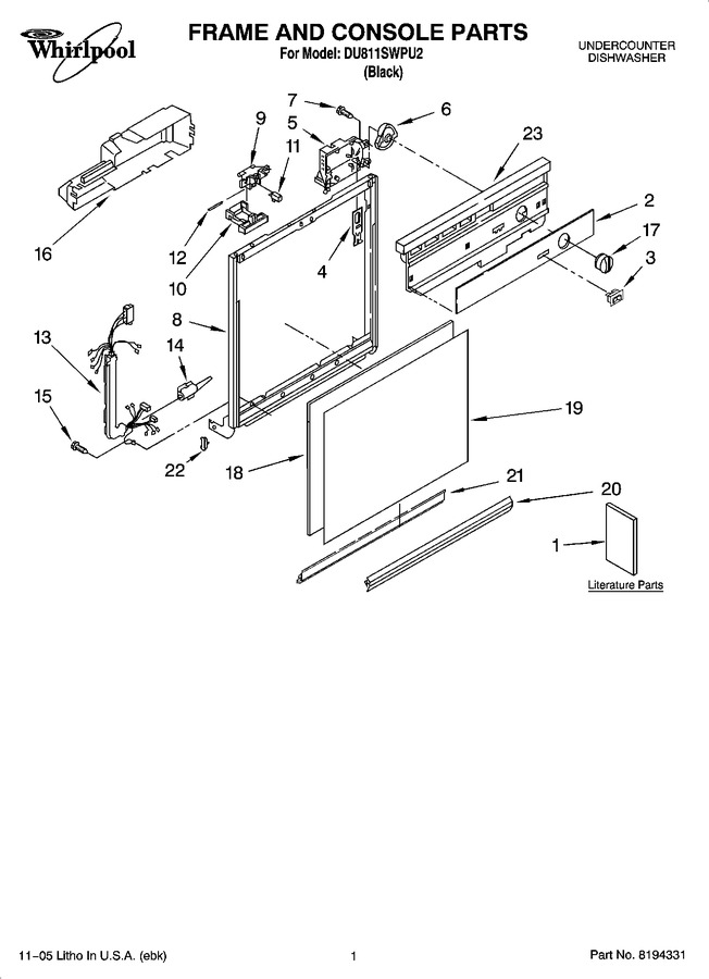 Diagram for DU811SWPU2