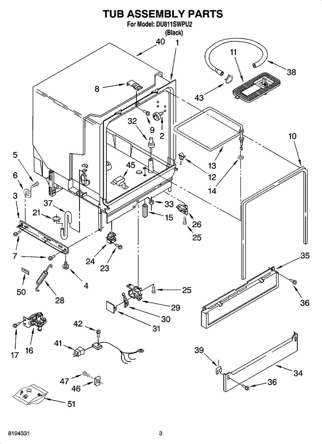 Diagram for DU811SWPU2