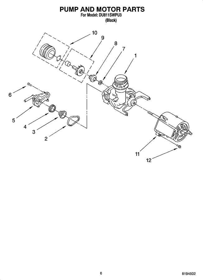 Diagram for DU811SWPU3