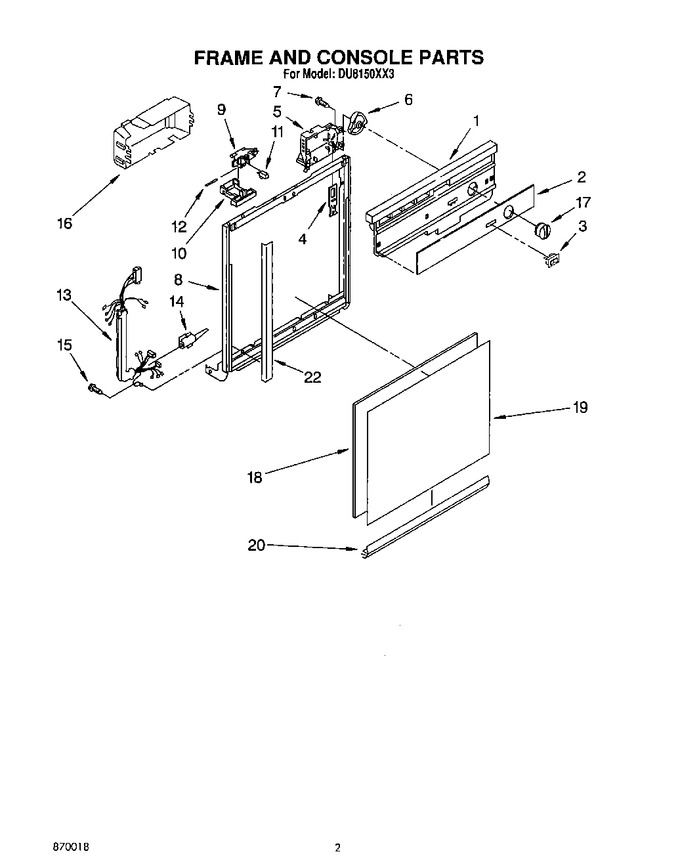 Diagram for DU8150XX3