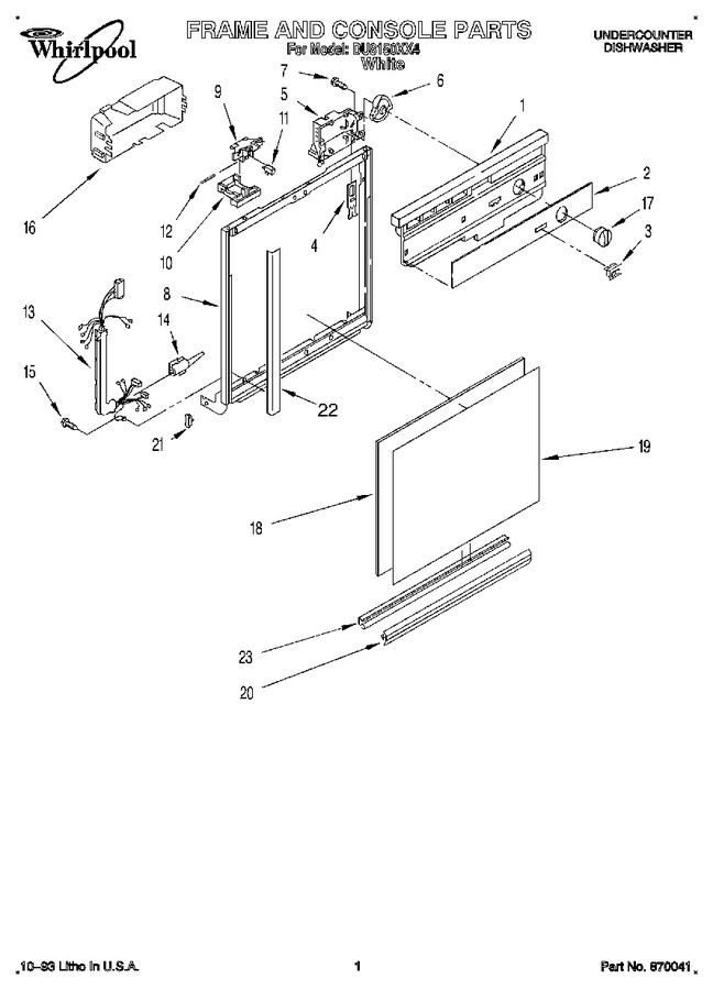 Diagram for DU8150XX4