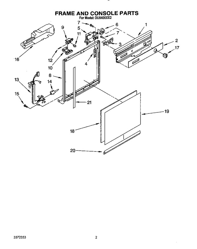 Diagram for DU8400XX2