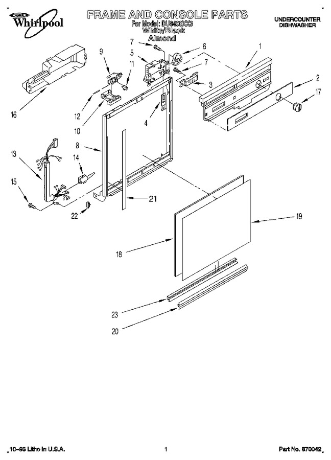 Diagram for DU8400XX3