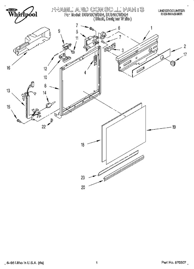 Diagram for DU840CWDQ4