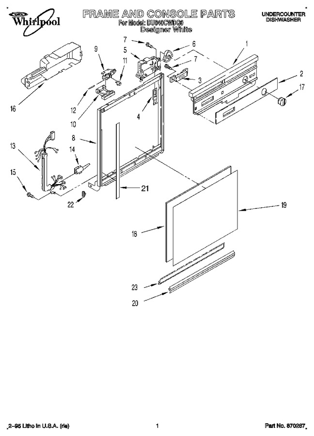 Diagram for DU840CWDQ0