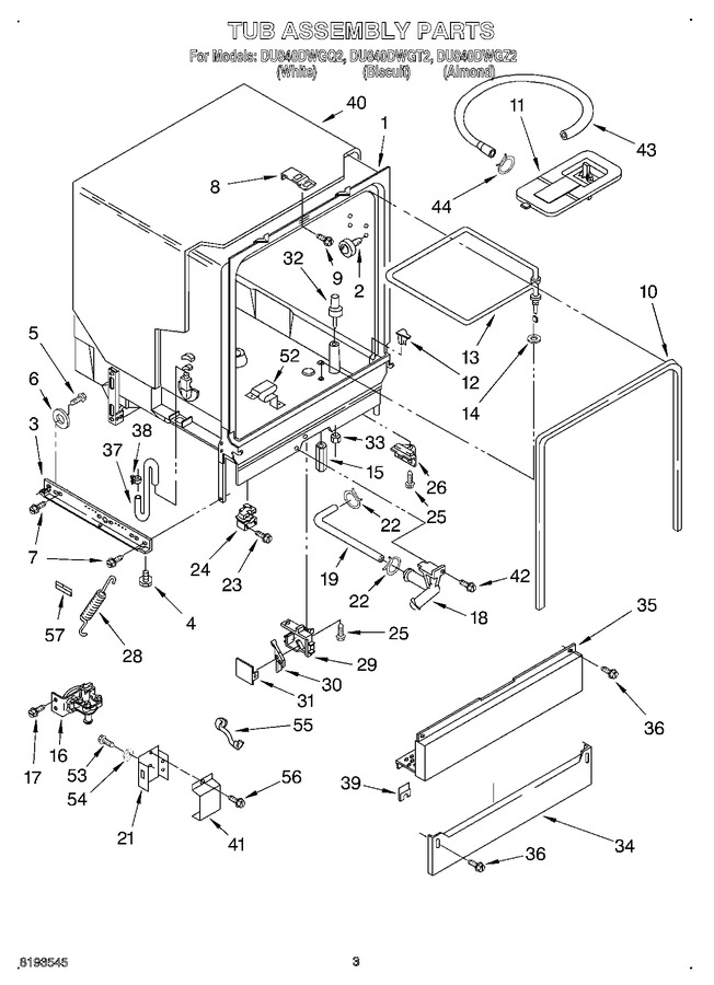 Diagram for DU840DWGZ2