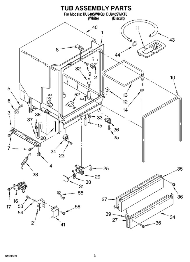 Diagram for DU840SWKQ0