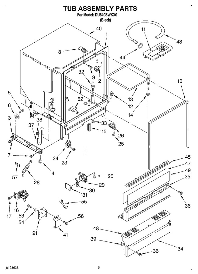Diagram for DU840SWKX0