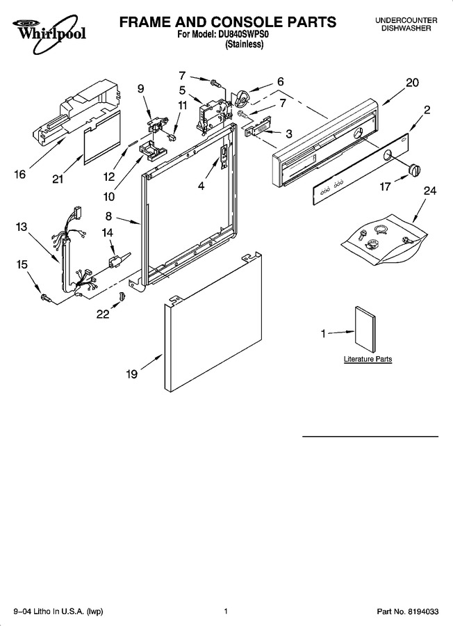 Diagram for DU840SWPS0