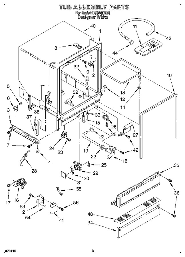 Diagram for DU8450XB0