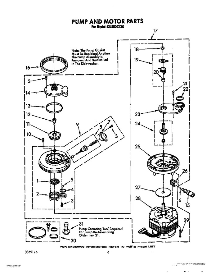 Diagram for DU8500XX0