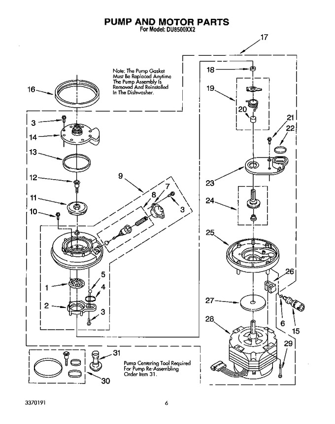Diagram for DU8500XX2