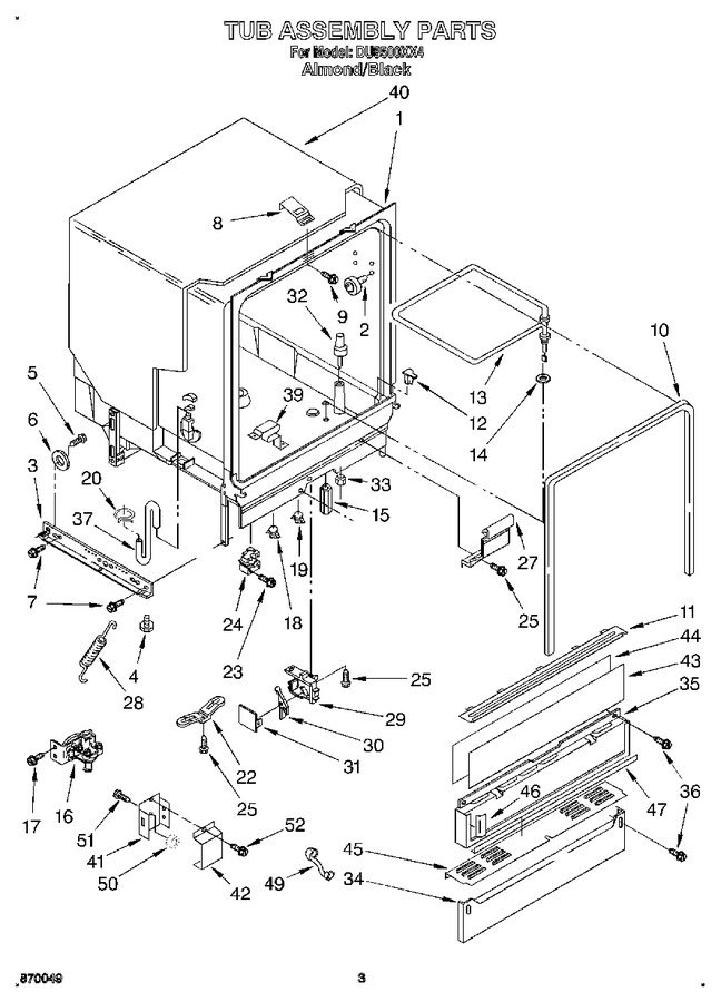 Diagram for DU8500XX4