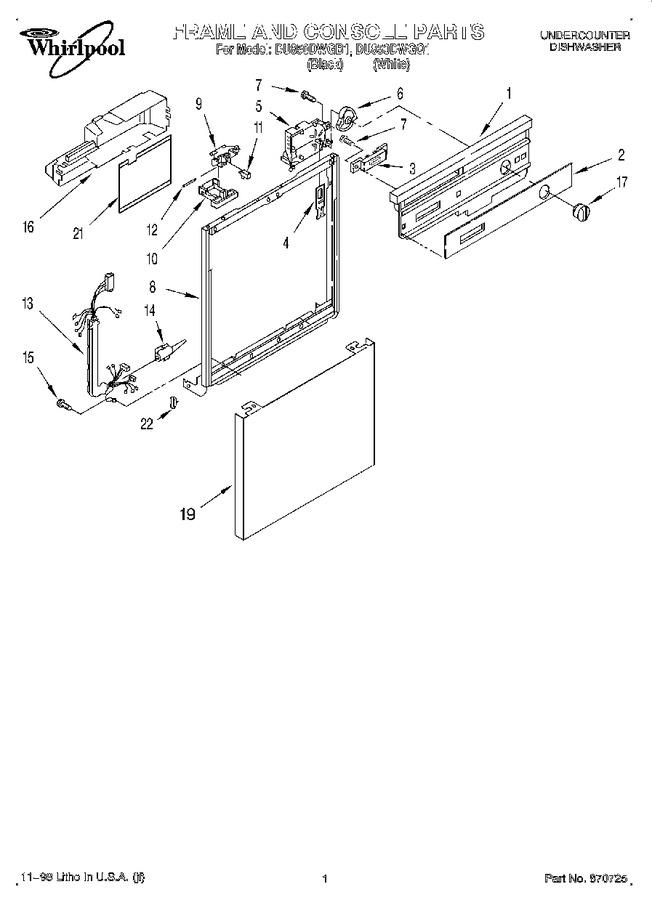 Diagram for DU850DWGQ1