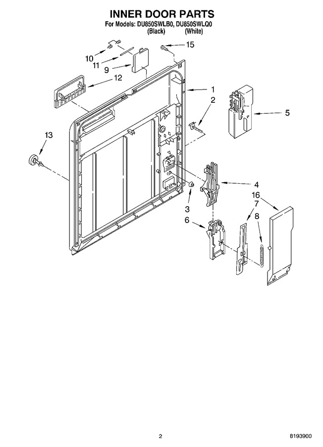 Diagram for DU850SWLQ0