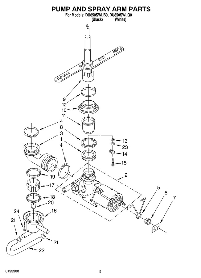 Diagram for DU850SWLB0