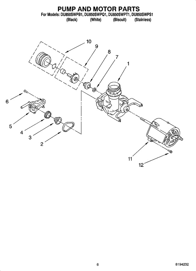 Diagram for DU850SWPQ1