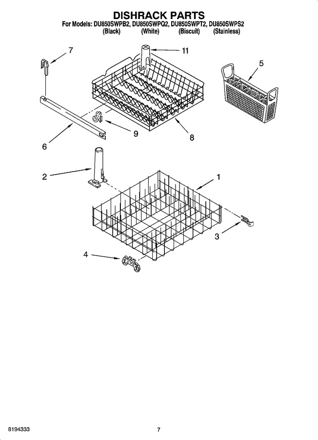 Diagram for DU850SWPQ2