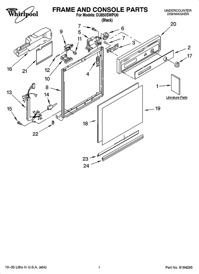 Diagram for DU850SWPU0