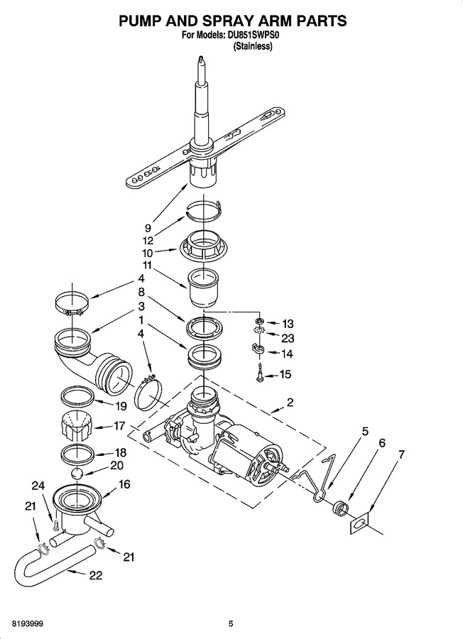 Diagram for DU851SWPS0