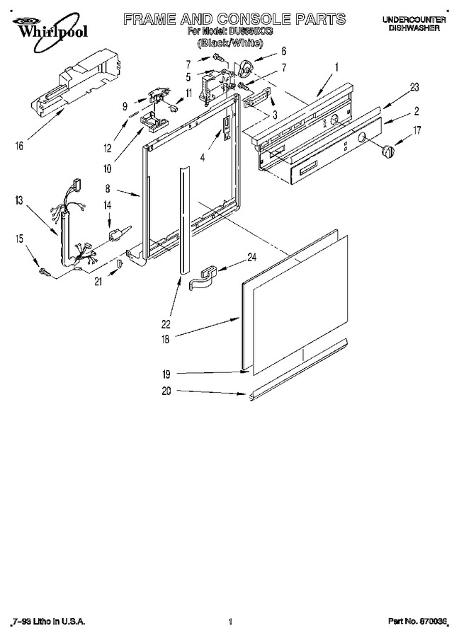 Diagram for DU8550XX3