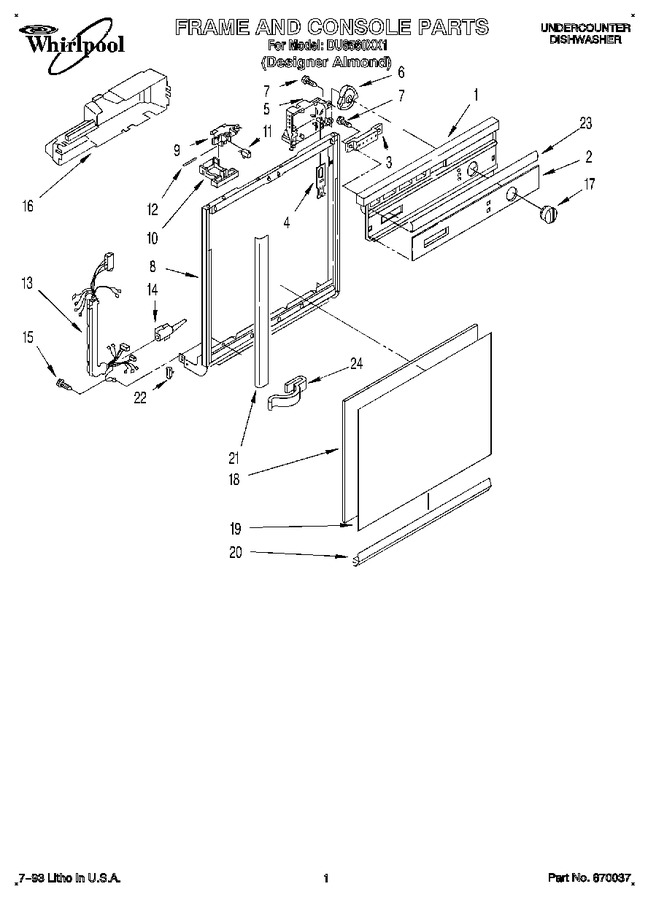 Diagram for DU8560XX1