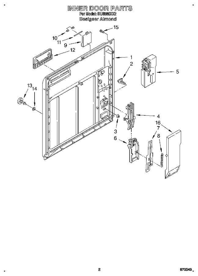 Diagram for DU8560XX2