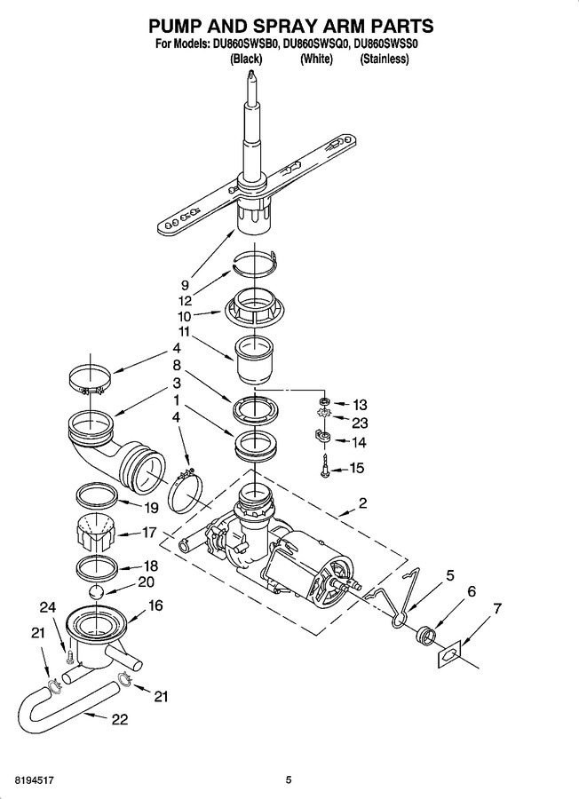 Diagram for DU860SWSB0