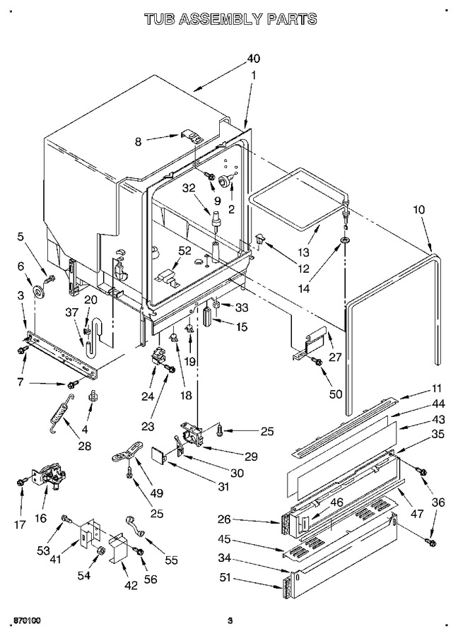 Diagram for DU8700XB0
