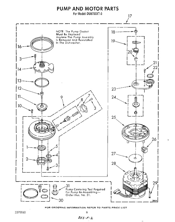 Diagram for DU8700XT3
